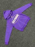 Purple “SELFMADE” Zip-Up
