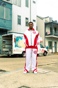White/Red "SELFMADE" Windbreaker Set