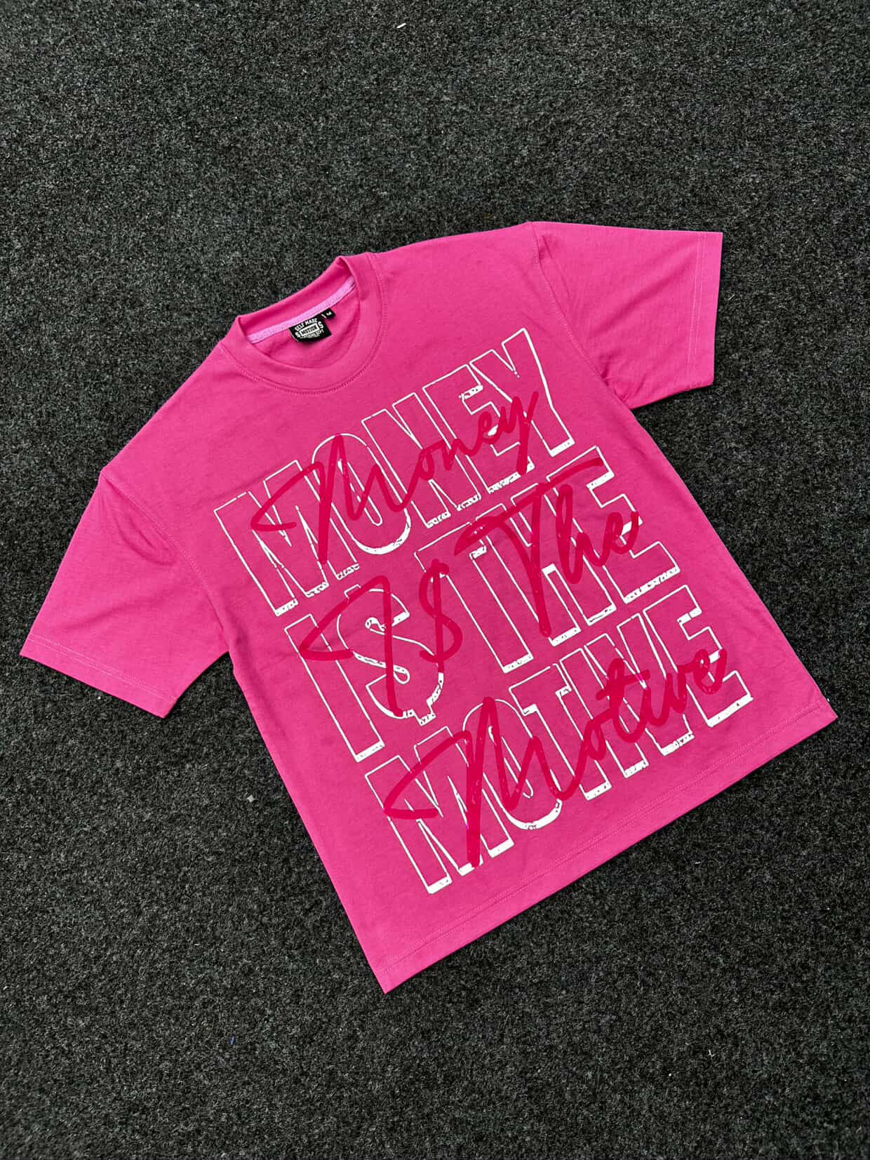 Pink "Money Is The Motive" Tee